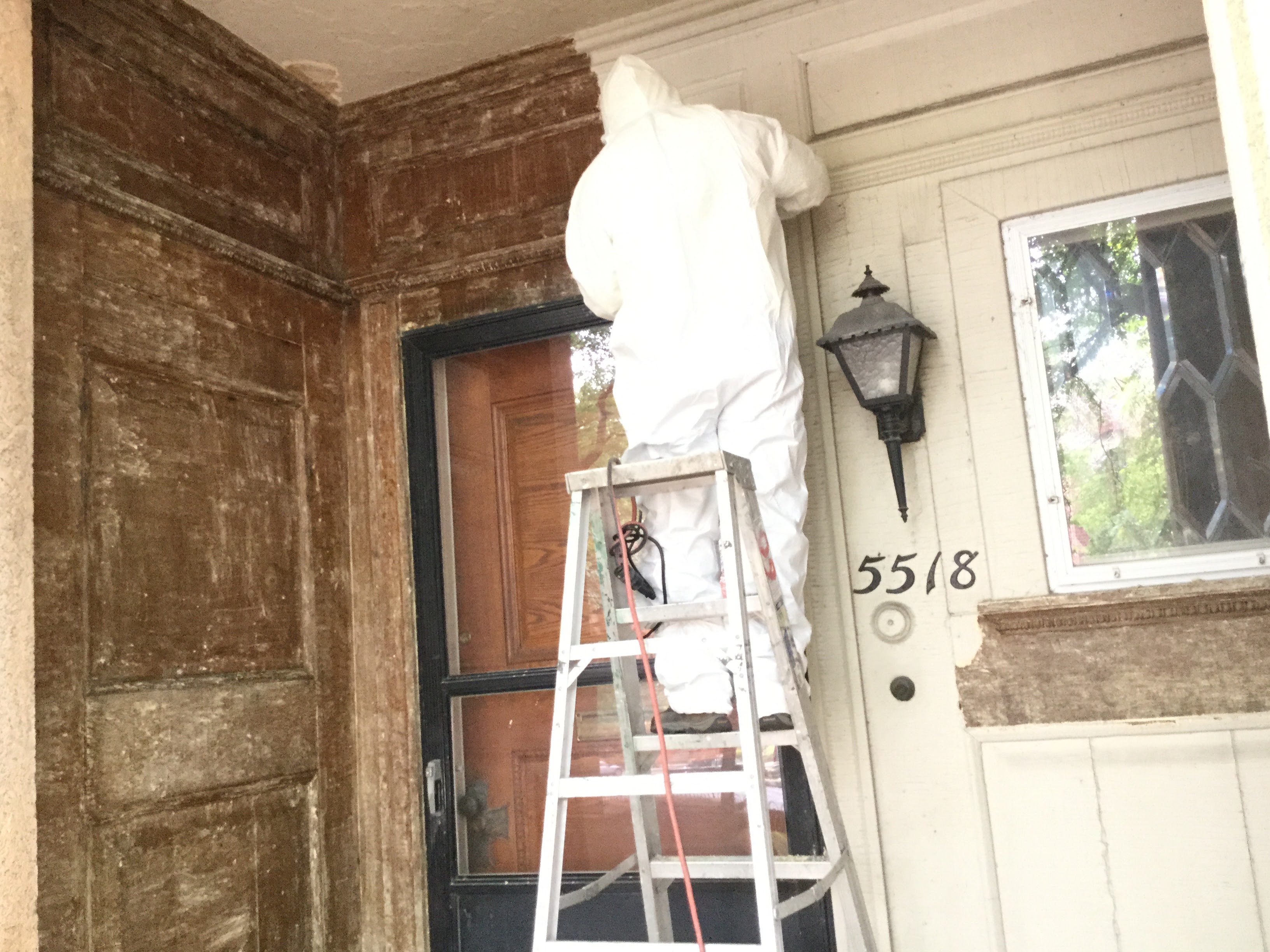 Lincoln Park Paint Removing