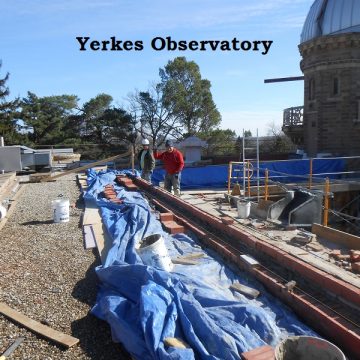 Yerkes observatory renovation work
