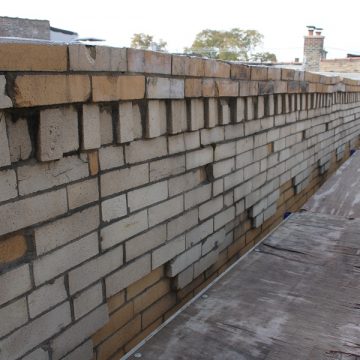 outer brick wall
